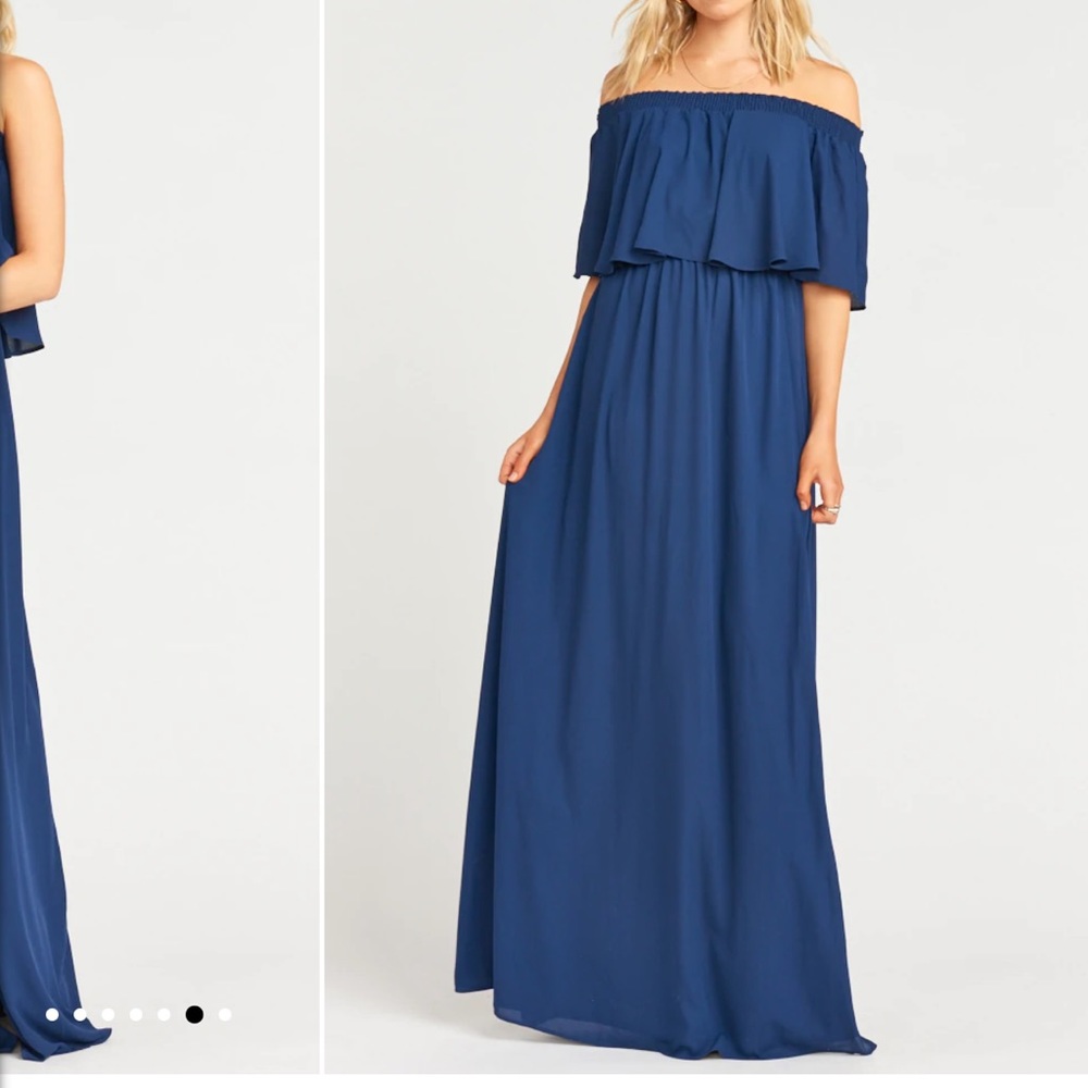 NWT SMYMM Blue maxi dress